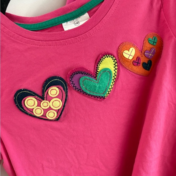 Hanna Andersson Lot of 2 Girl's Dress and top Sz 10 (140)-100% Cotton Boho - Picture 2 of 6